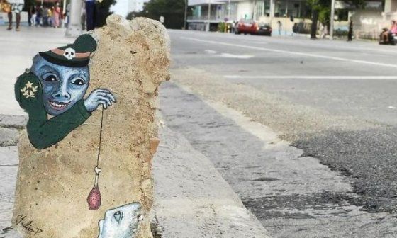 Grafiti de Yulier P. en La Habana.