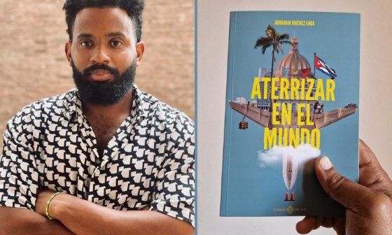 Abraham Jiménez Enoa y su libro "Aterrizar en el mundo"