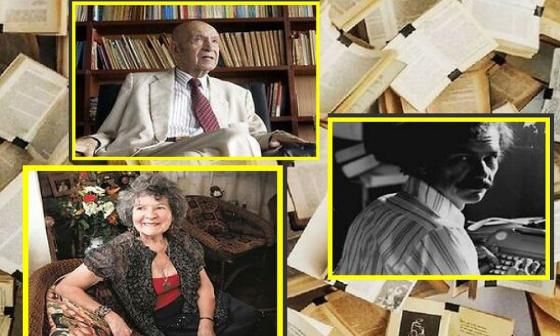 Escritores: Ángel Felicísimo Rojas, Yadira Calvo y Lizandro Chávez.