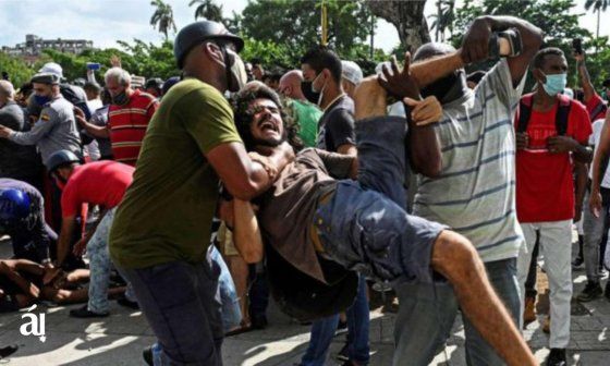 Represión en La Habana, 11 de julio de 2021